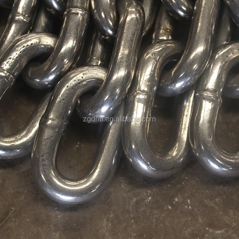 Tianli Steel Factory Chain Manufacturers Wholesales Price 10 mm - 24mm Steel Link Chain Ship Stud Link Anchor Chain