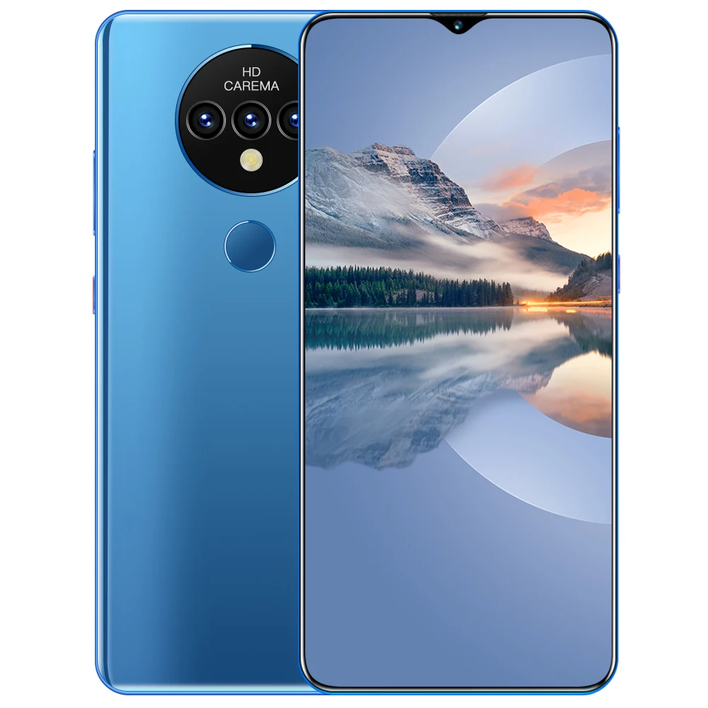 
7.2 inch large touch screen Android smart fingerprint unlock face recognition phone 