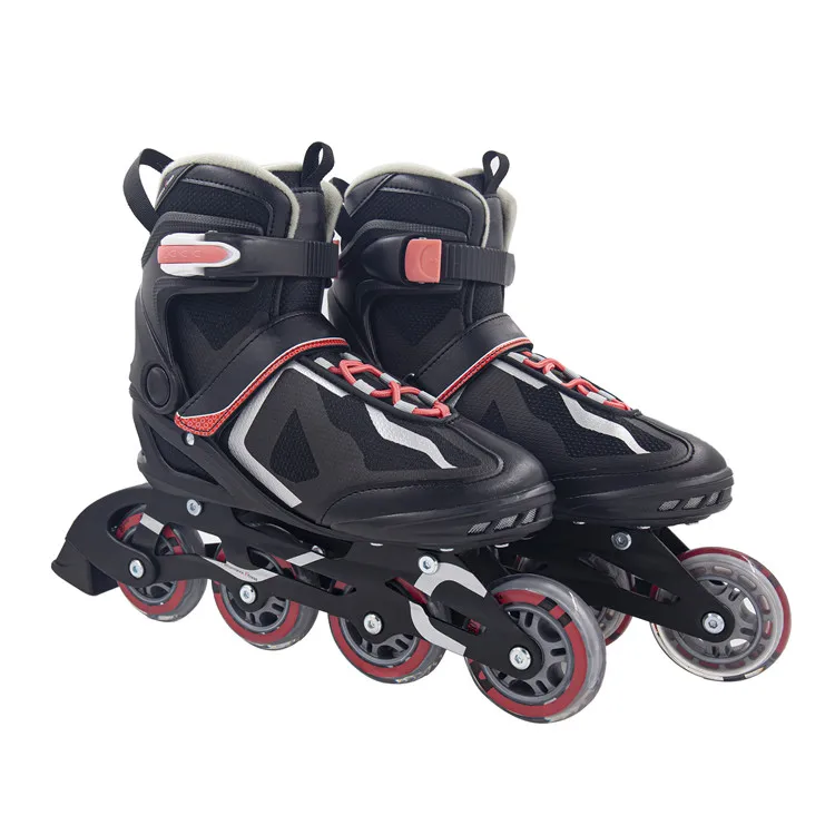 Нерегулируемые фиксированные взрослые мужские и женские полумягкие роликовые коньки с несколькими размерами обуви и ботинок от производителя