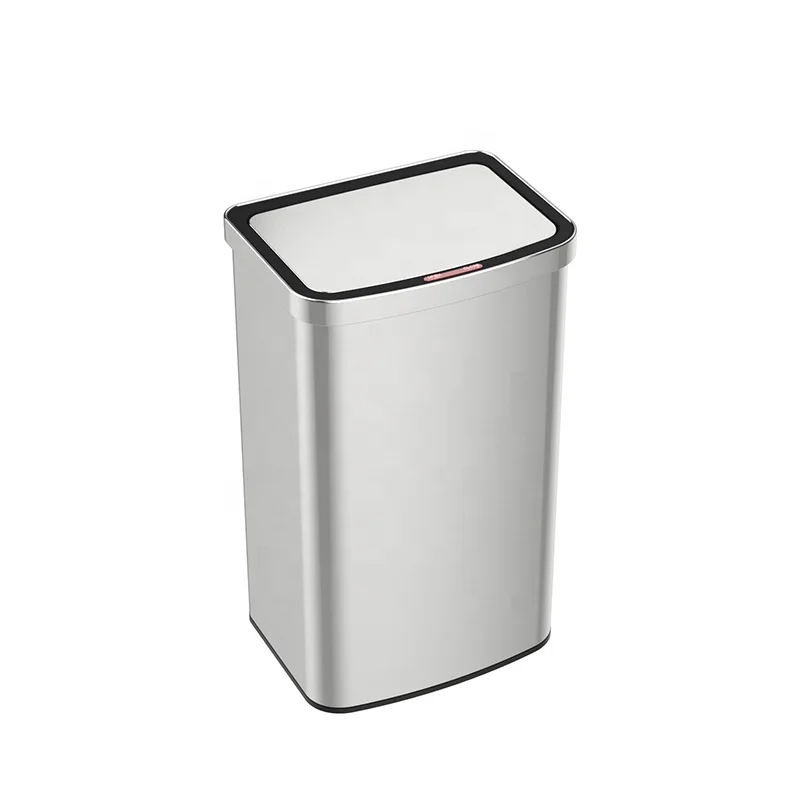 Automatic Sensor Kitchen Trash Can / Touchless Stainless Steel Trash Bin / Smart Dustbin