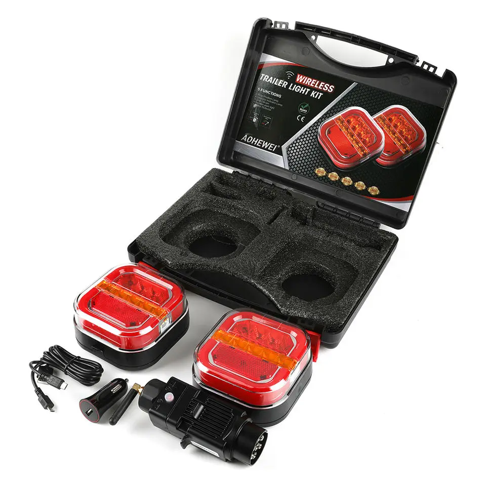 12V para camion side indicator marker grow combination with housing heavy reverse dynamic light truck magnetic led wireless tail