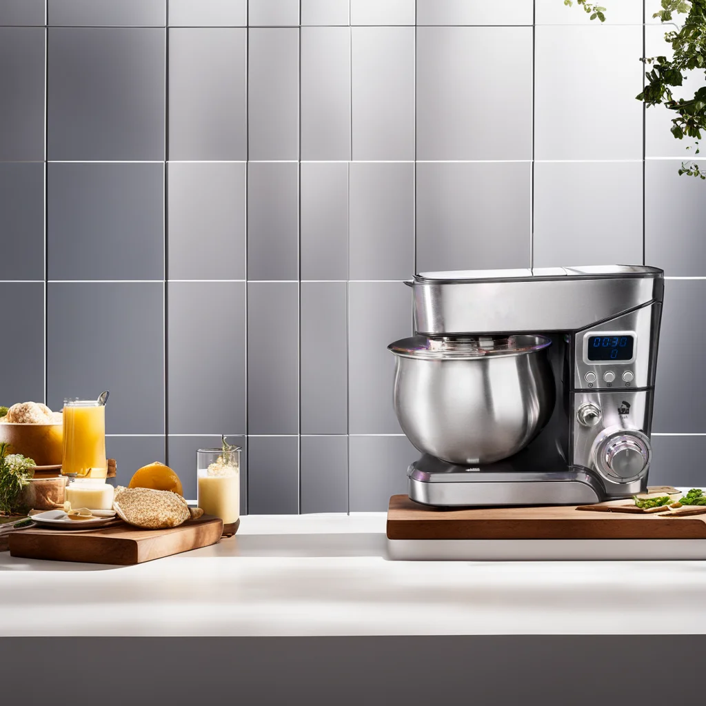 Electric 3 in 1 Professional Stand Food Mixer 6 Speed Stand Mixer with 5L Stainless Steel Mixing Bowl