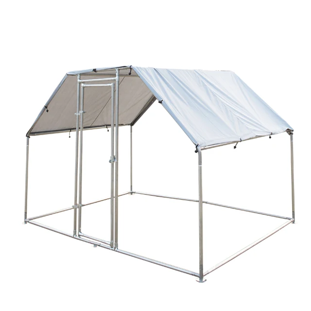 Large Chicken Run Coop Hen Houses Rabbit Feeding Cage pet cheap Metal 25 Galvanized CHICKEN CAGE
