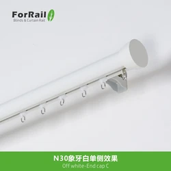 Luxury curtain pole sets metal curtain rod for window curtain & Forrail