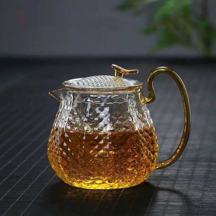 Hot Sale 500ml Teapot Set With Cup Black Tea Green Teapot For Drinking Set