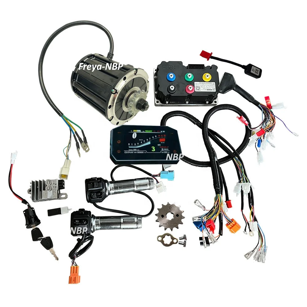 QS120 72V2000W 70H BLDC Средний привод Электрический мотоцикл концентратор комплект двигателя Fardriver ND72360 программный контроллер цветной дисплей для ATV