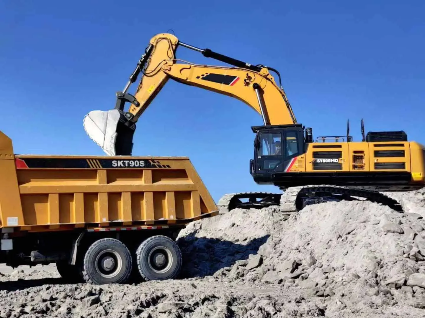 Mining Truck 90 Ton Dump Truck SKT90E Off-high Machine