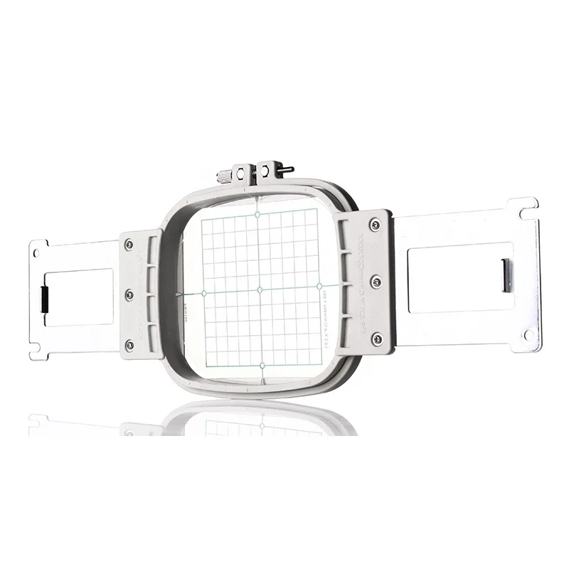 Обруч для вышивки Brother, детали для вышивальной машины Brother Babylock PRH100 (EPF 100), 4 дюйма x 4 дюйма (100x100 мм), пластиковый обруч для вышивки