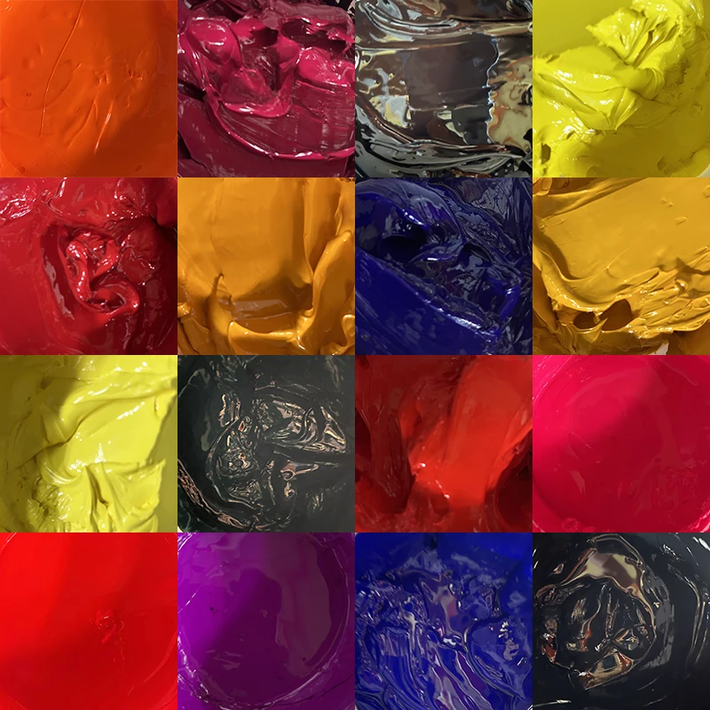 Factory Screen Silicone Color Paste Fluorescent color shiny Ultramarine Blue Color Pigments Printing Inks