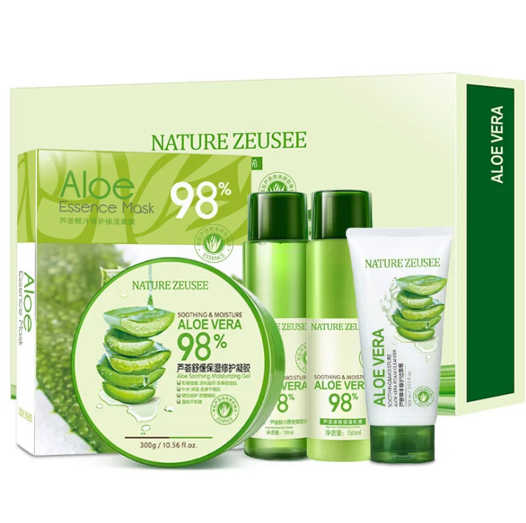 Private Label Aloe Essence Soothing Moisture Foam Cleanser Hydrating Organic Facial Mask Aloe Vera Natural Skin Care