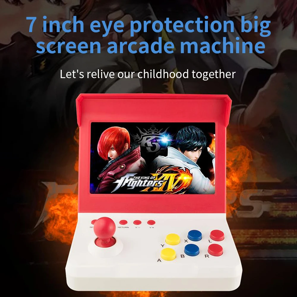 Topleo Video Game Console portable Clear customs with family friends 64GB box video handheld vintage console 500 games