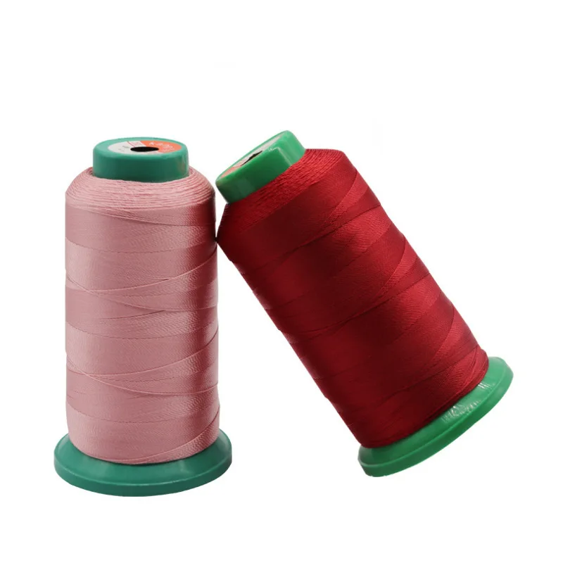 Оптовая продажа высокая устойчивость к истиранию 100% Nylon66 скрепленная швейная нить 150D/3 для кожаных