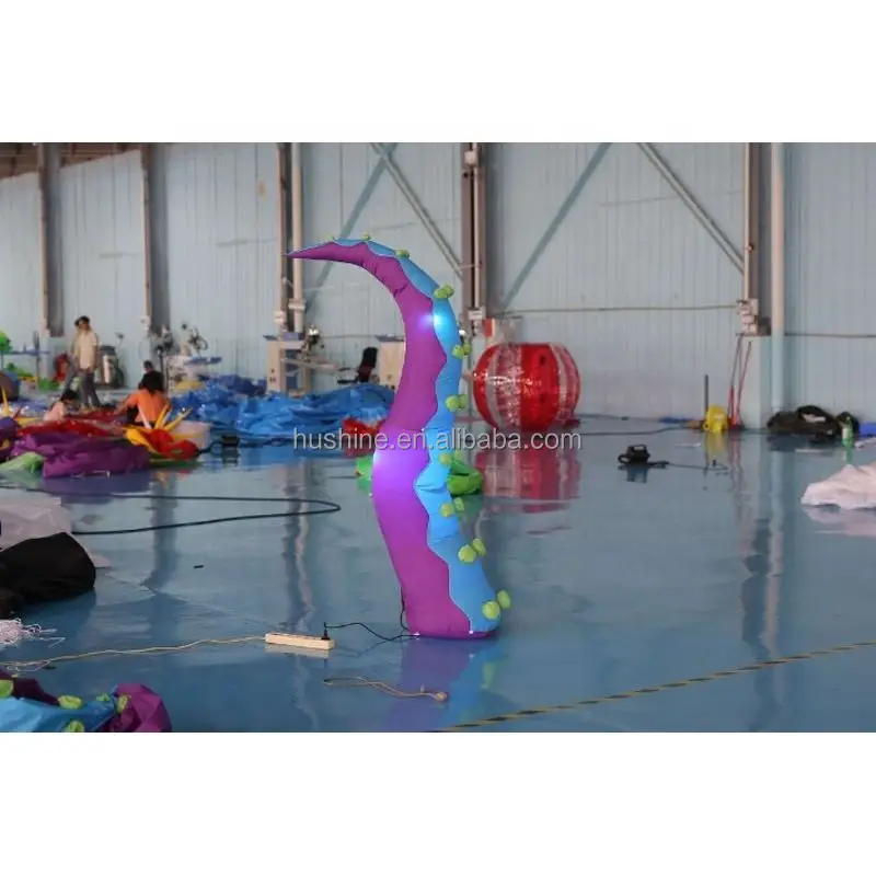 custom giant outdoor decorative inflatable octopus tentacle for advertising Event Stage Party decoration inflatable tentacle