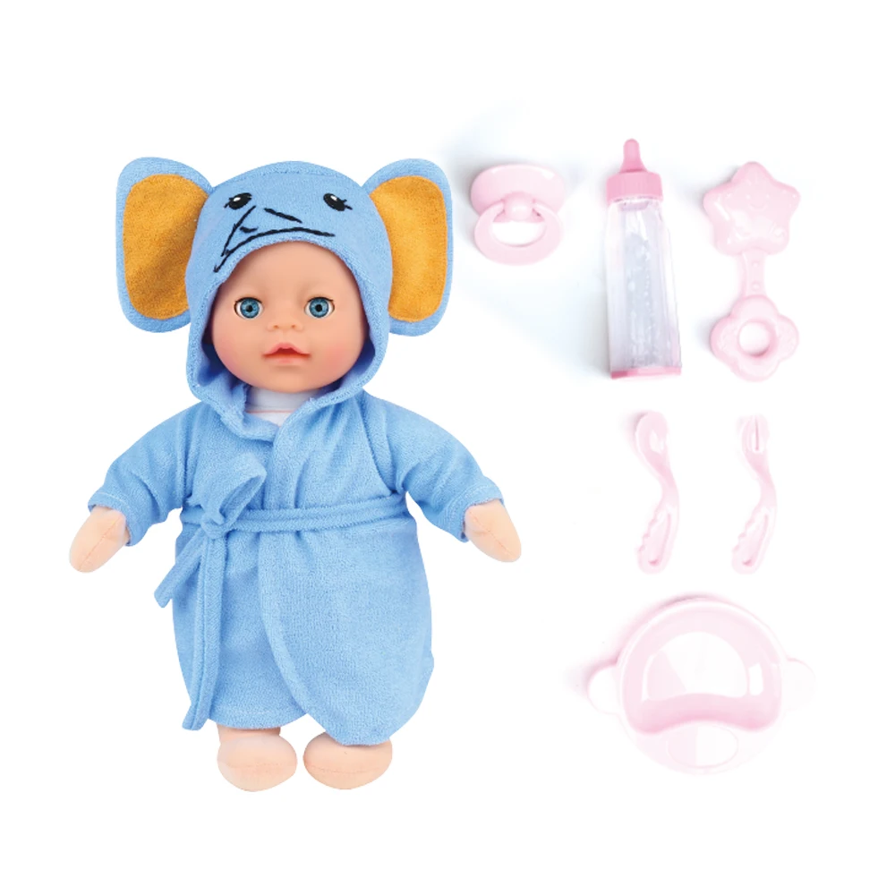 Girls Toy Interactive Baby Doll Sets for Kids Baby Doll with Feed Set and Sound Dress Up Doll Sets with IC