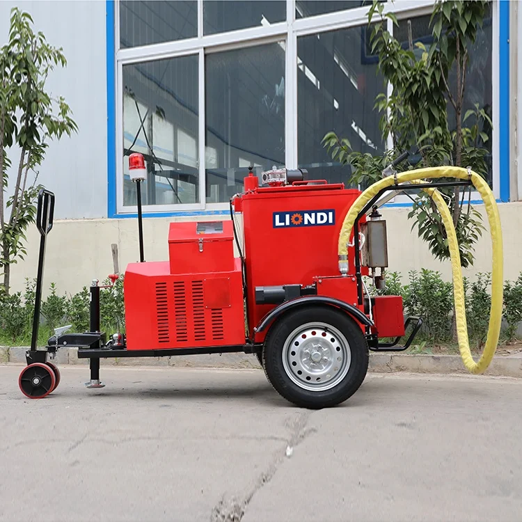 Road Repairing Hot Tar Crack Filler Machine Gas Power Road Pot Hole Crack Sealing Machine