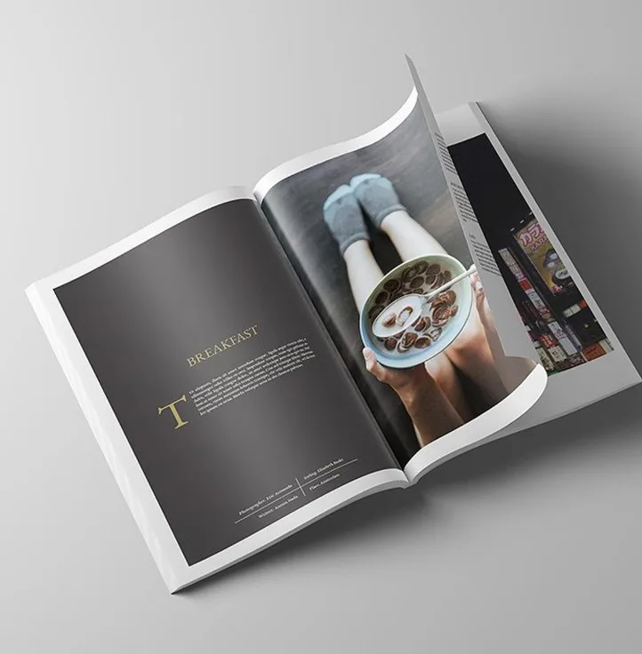 RTS 2022 Custom Printing Factory High-end Colorful uv logo Magazine Matt Finishing Novel Printing Softcover Book Printing