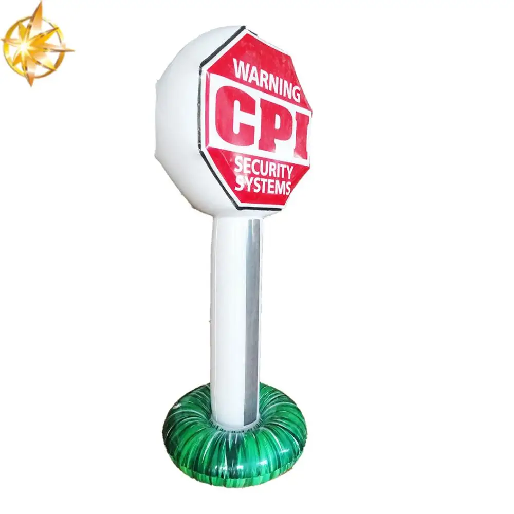 Customized PVC landmark inflatable advertising signpost for indoor and outdoor use
