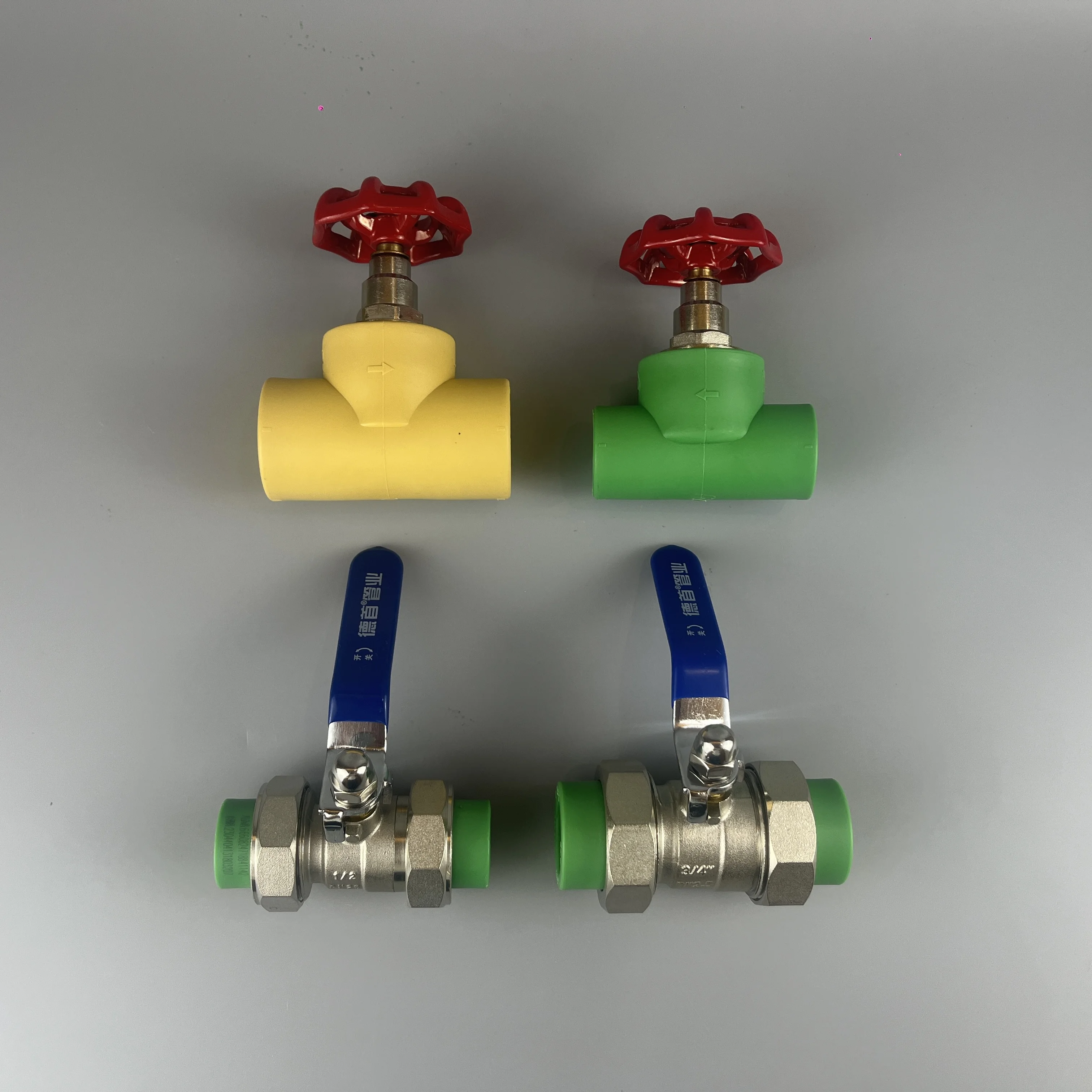 All Types PPR Plastic Plumbing Fitting Set Weld Connection Head Bushing Quick Coupling Tee Elbow Union Water Supply NPT Threaded