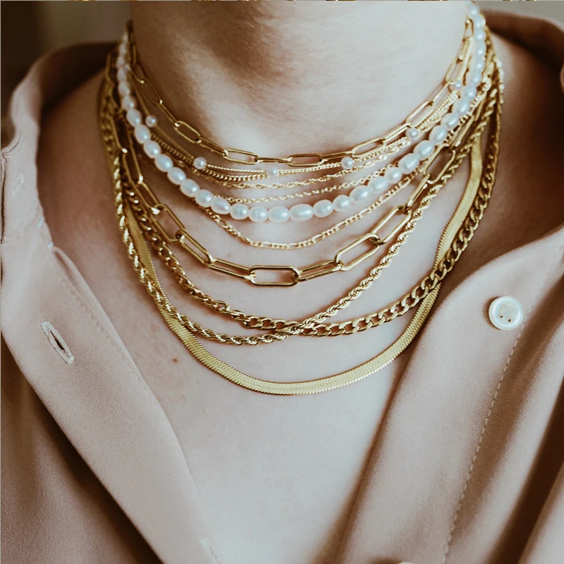 BSC-4 Silver Cuban Link Chain Necklace plata 925 al por mayor italiana 925 Silver Chains 14K 18K Gold Chain for Men Women