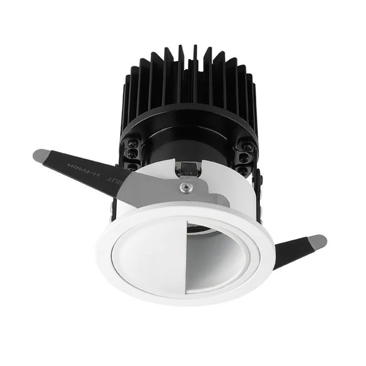 Оптовая продажа, кольцо для освещения круглой формы, коммерческое освещение для отелей, 6 Вт, 9 Вт, 12 Вт, светодиодная черная поверхность, приглушаемый настенный светильник