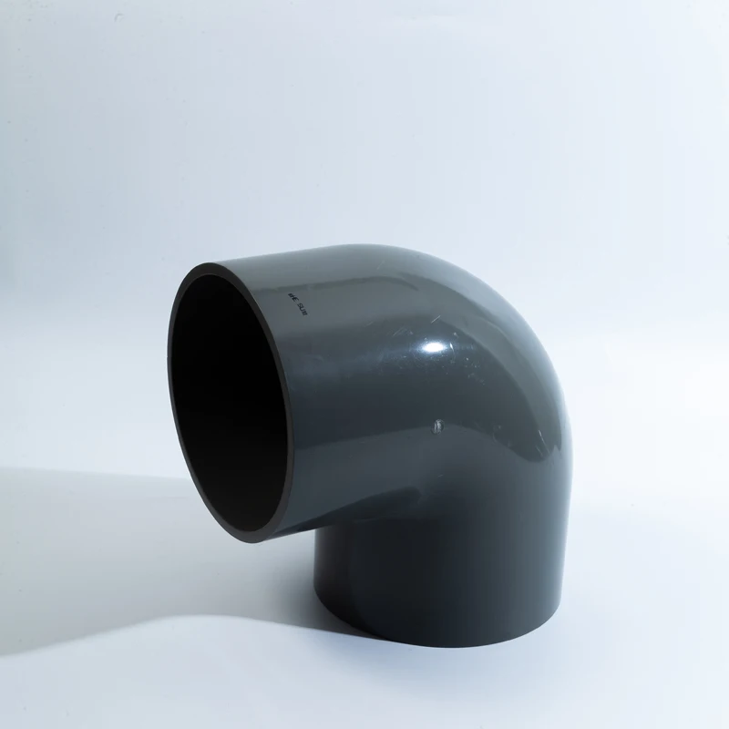Китайский поставщик оптовая продажа PVC-U водопроводные трубы химический класс ПВХ локоть 90 градусов