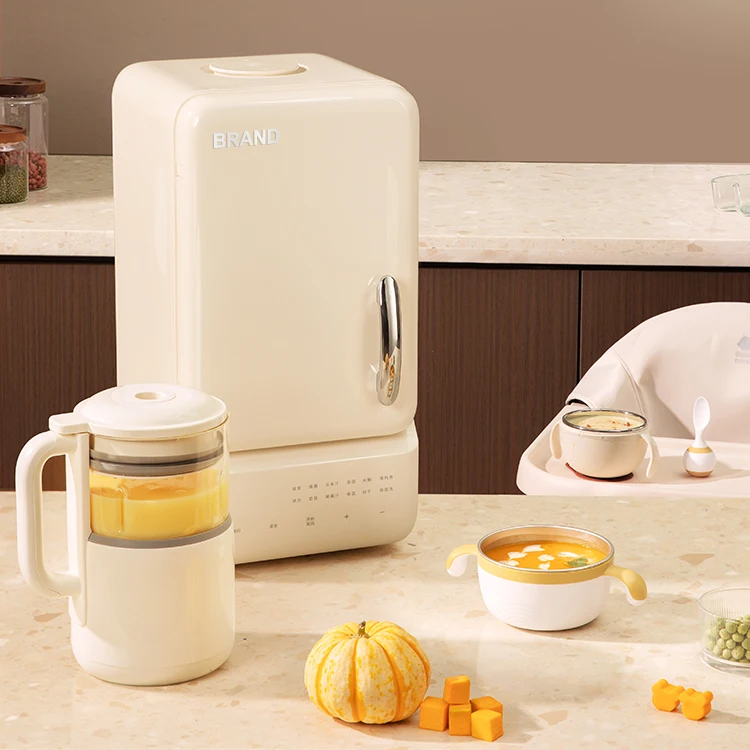 Home Used Baby Food Processor Electric Portable Food Blender With Thicken Sound Insulation Cover