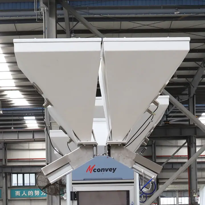 Industrial high capacity Horizontal automatic  Plastic Granules Resin  gravimetric doser
