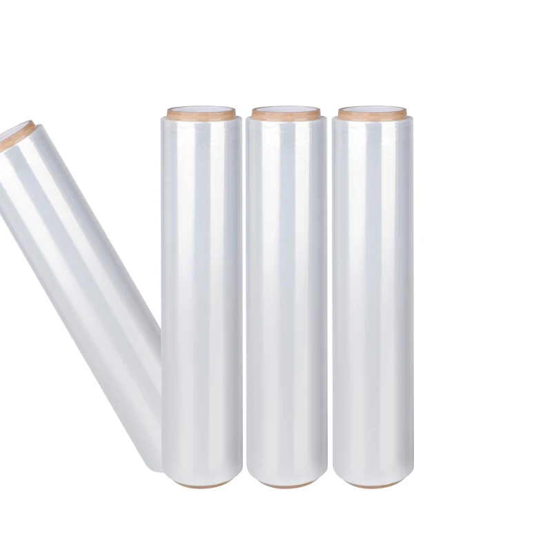 High quality LLDPE stretch film 20inch width 80gauge x 1.6kg rolls for pallet wrapping