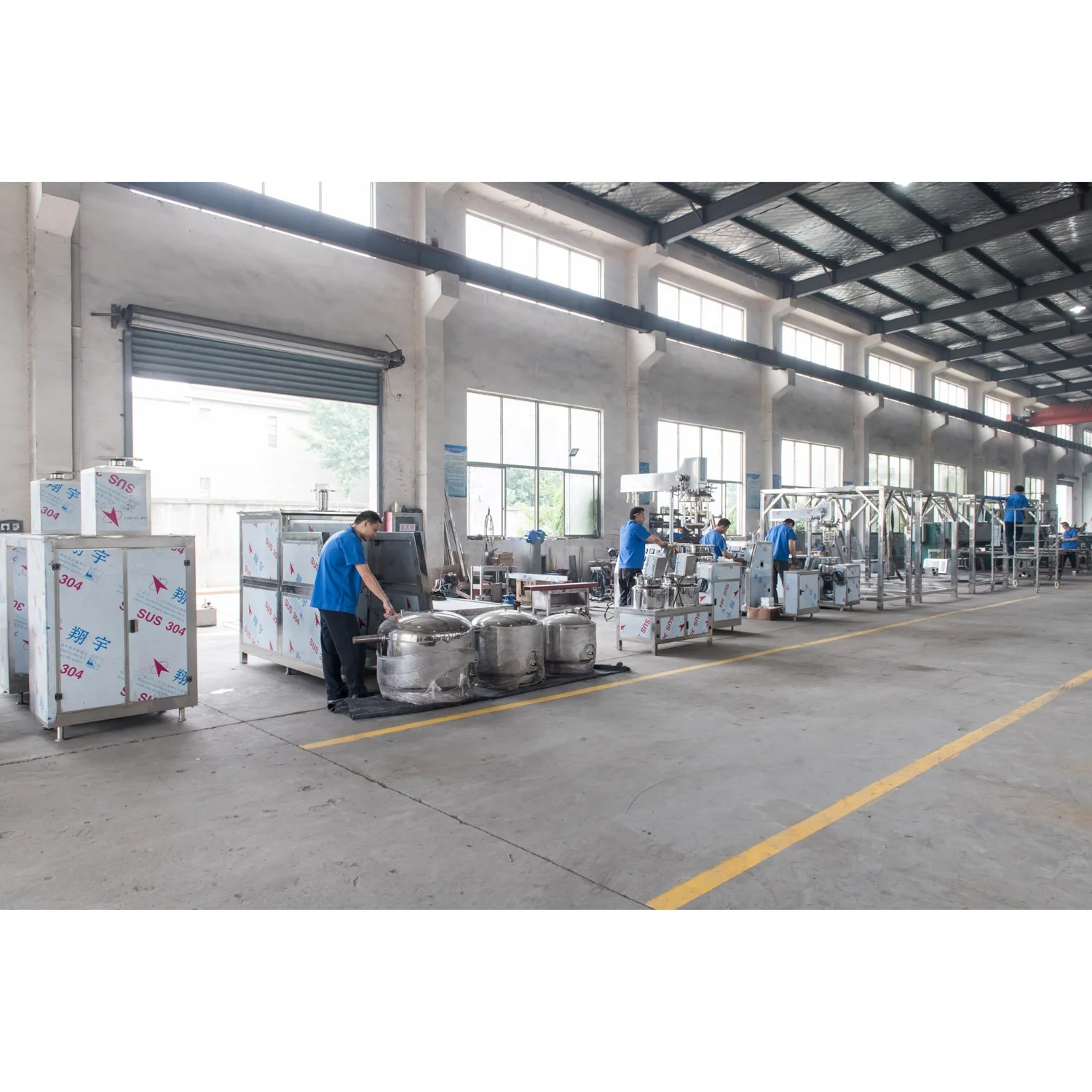 Паровой нагревательный циркуляционный гидравлический подъемный гомогенизатор ZT- 200 л, вакуумная эмульгирующая машина для мазь/Крема/лосьона