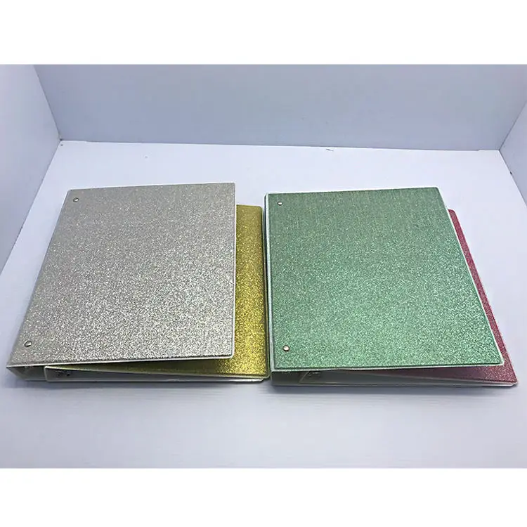 Custom Price Cheap Standard Office File Cover A4/A5 Size PVC 2 Hole Rings Binder Box Antistatic Folder Foolscap