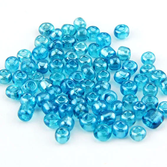 SC Factory Wholesale Transparent Glass Seed Beads Oiling Color Bulk Beads 2mm 3mm 4mm Beads For Bracelet Jewelry Making