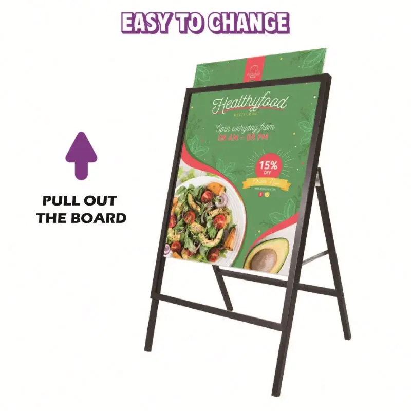 Double Side A Frame Sign Stand  Advertising Custom A Frame Sign A Frame Outdoor Sign