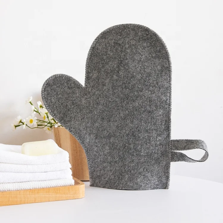 Gloway New Arrival Bathing Scrub Glove Sauna Gloves Massage Dead Skin Scrubbing Exfoliating Mitt Gloves For Men Asia Spa
