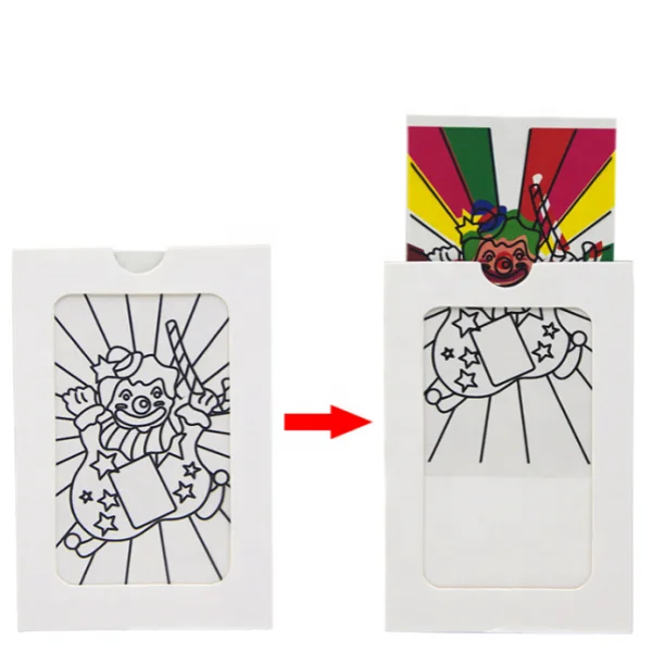 High quality joker change color play card to magic