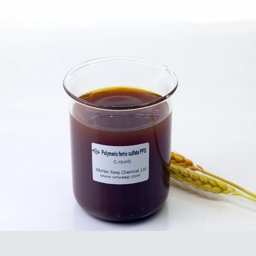 Purification chemicals polyferric sulfate polymer flocculant polyferric sulfate PFS