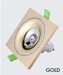 New design top quality indoor aluminum round square ceiling AC 85-265 dimmable GU10 frame COB recessed led spotlight