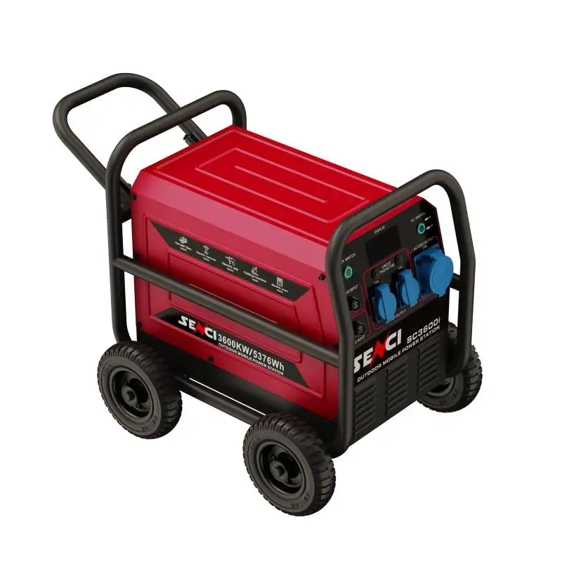 senci  Pure Sine Wave lifepo4 battery 3.6kw 5376Wh portable power station with Multifunctional Output Ports
