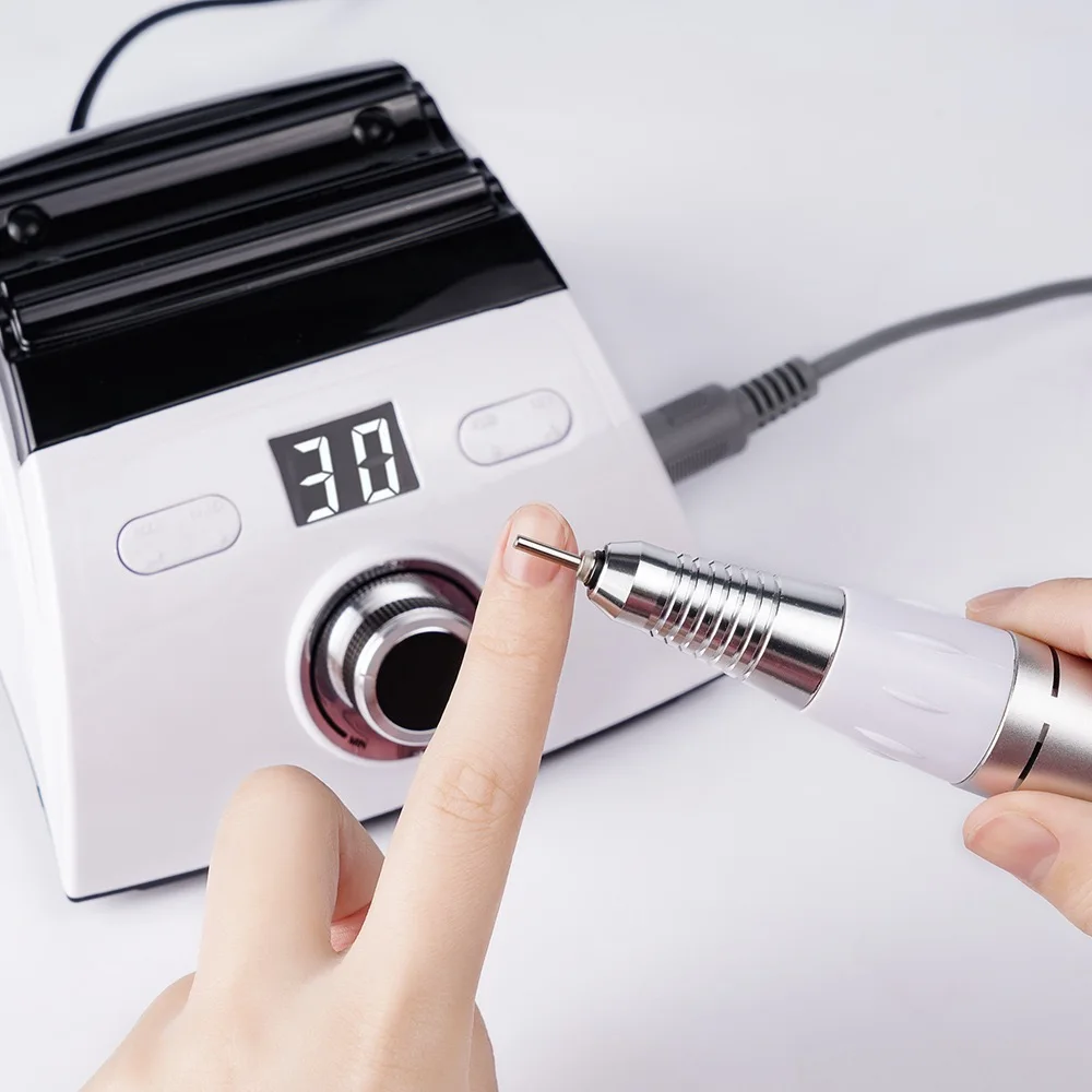 Professional ZS-710 45W 30000RPM Electric Nail Drill Machine Strong Power Electric Nail File Manicure Machine
