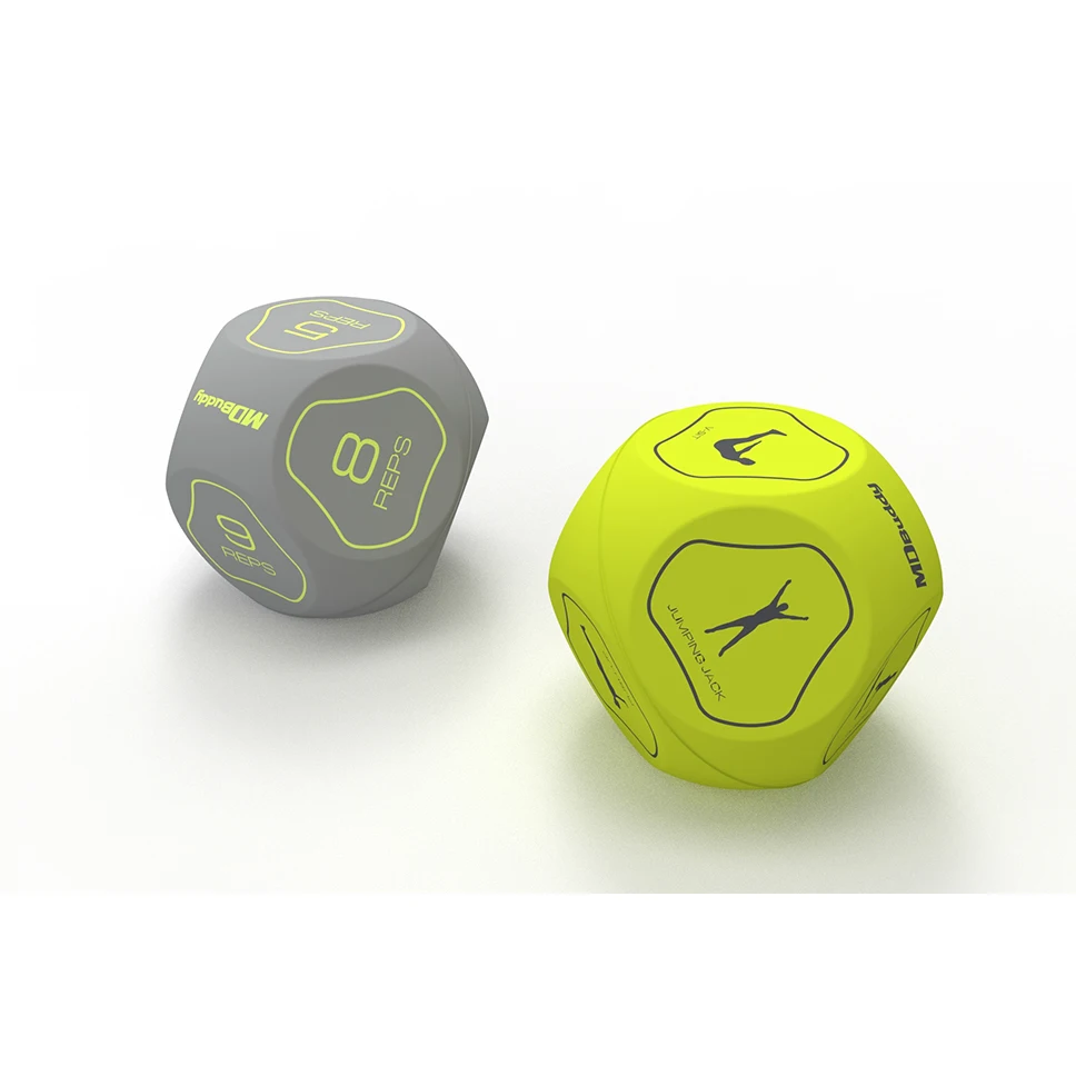 Hot Selling New Workout Dice Set- Fun Exercise Dice for Solo or Group Classes, 6-Sided Foam Fitness Dice