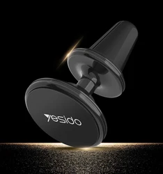 Yesido Magnet Car Mount Silicone Air Vent Clip 360 Angle Adjustable Cell Phone Magnetic Holder For Car
