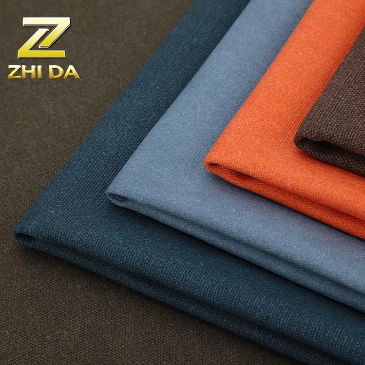China best manufacturer plain water resistant textile oil waxed canvas fabric in polyester cotton fabric