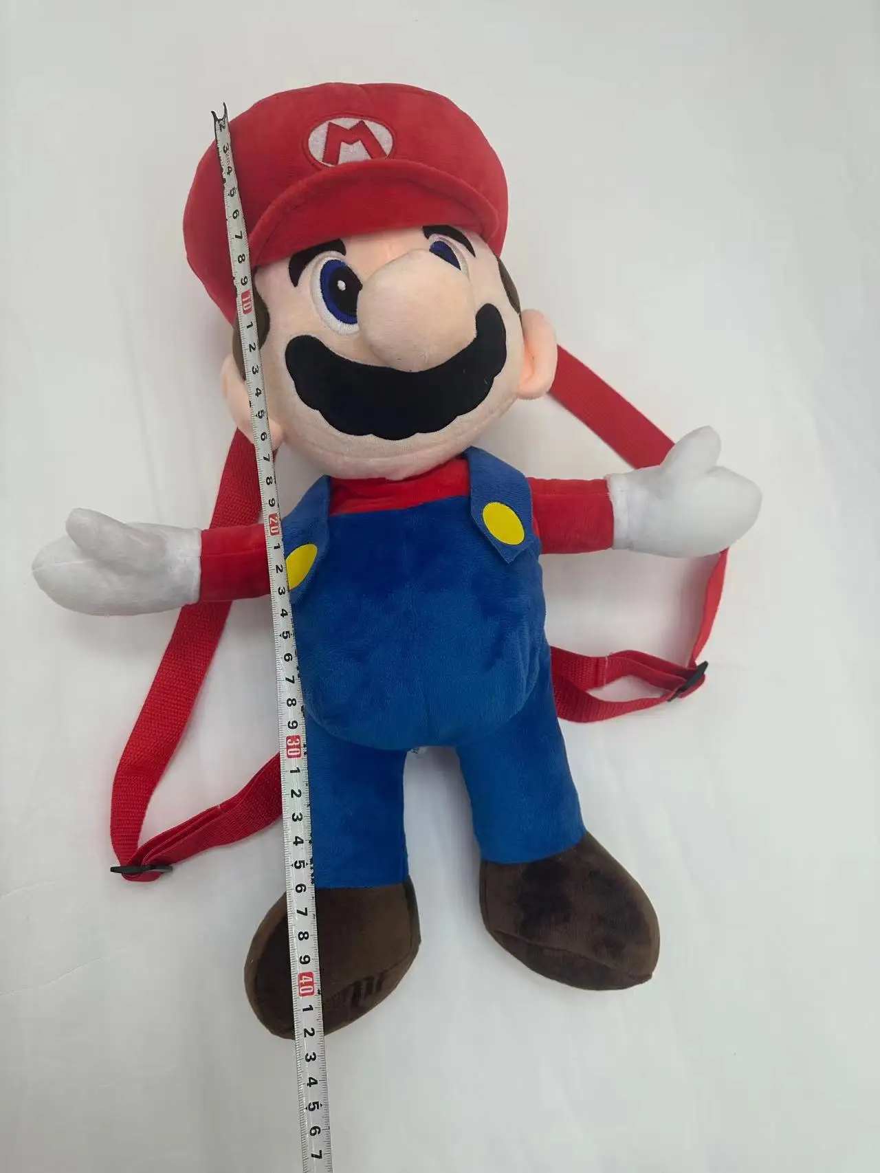 Hot Sale Famous Anime Figure Cartoon Character Mario Plush Backpack for Teenager
