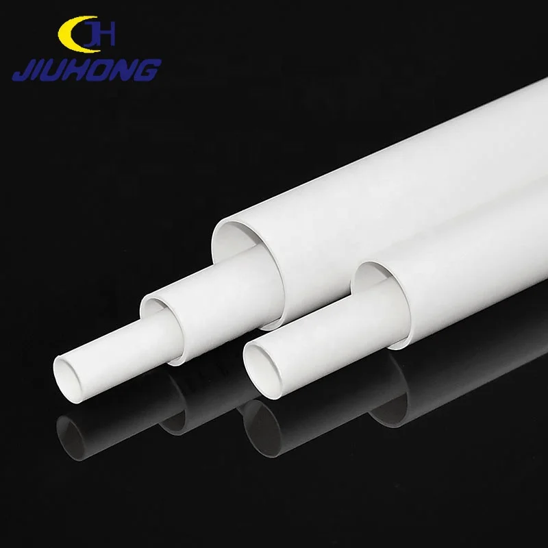 
Electrical Accessories Wholesale Size D20*0.8mm Rigid Plastic Wire Casing Cable Conduit Pvc Tube Electrical Pipe Fittings 