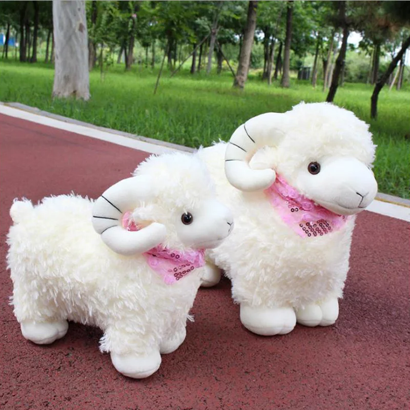 
2020 Creative Product Custom Animal Stuffed Sheep Plush Toys for Kids and Girls Festival Promotional Gifts 