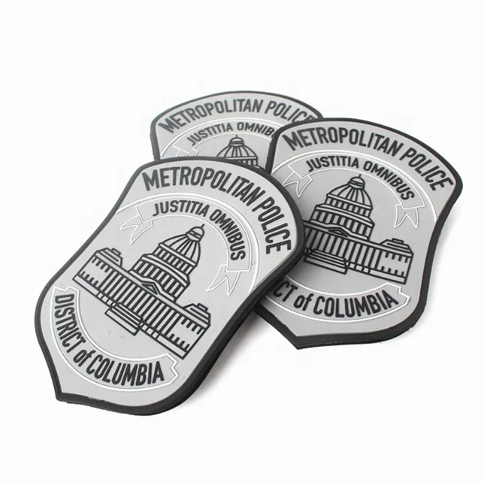 High Quality pvc rubber label custom band labels