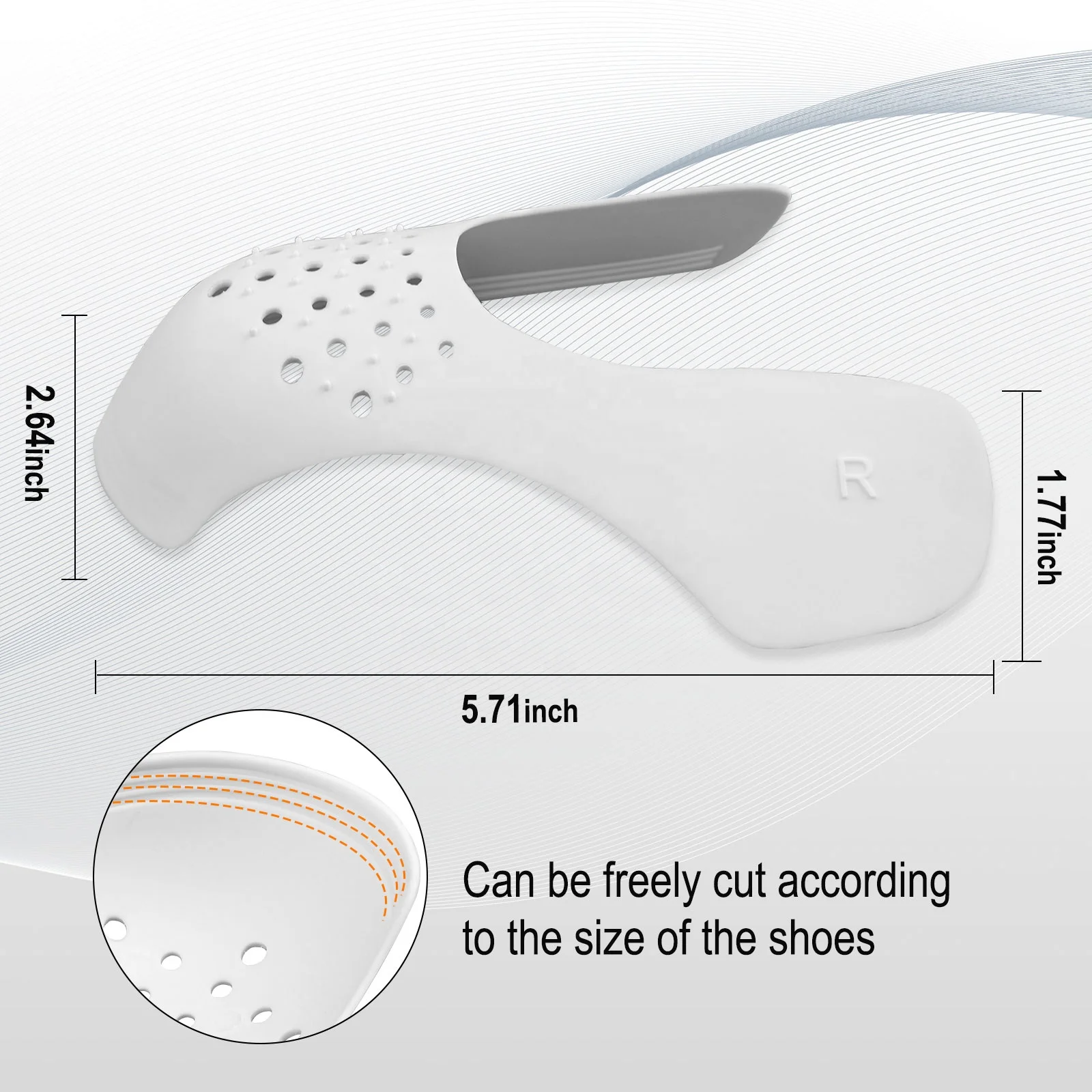 Sneakers Lightweight Keeping Shield Crease Plastic Shoes Crease Protector Against Shoe Keeper Preventer Shoe Trees