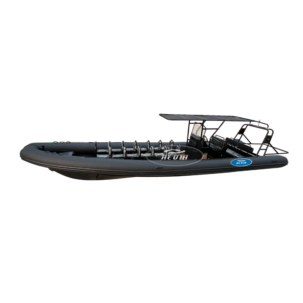 CE rhib 25ft hypalon 20 человек Стекловолоконный Корпус Надувная лодка 960 половина верхней лодки
