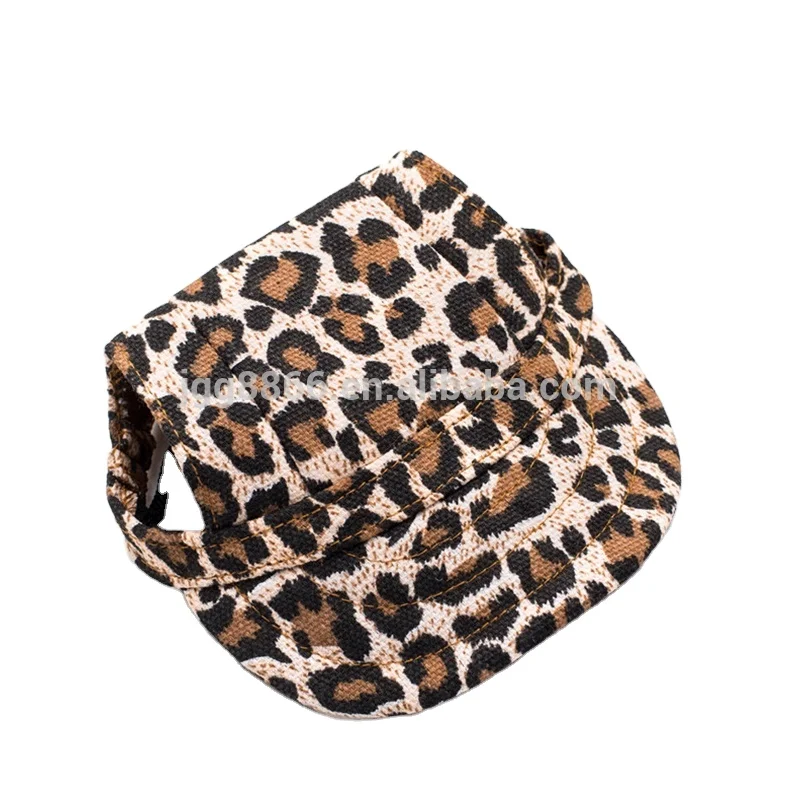 wholesale leopard dog baseball hat pet cap funny dog hats