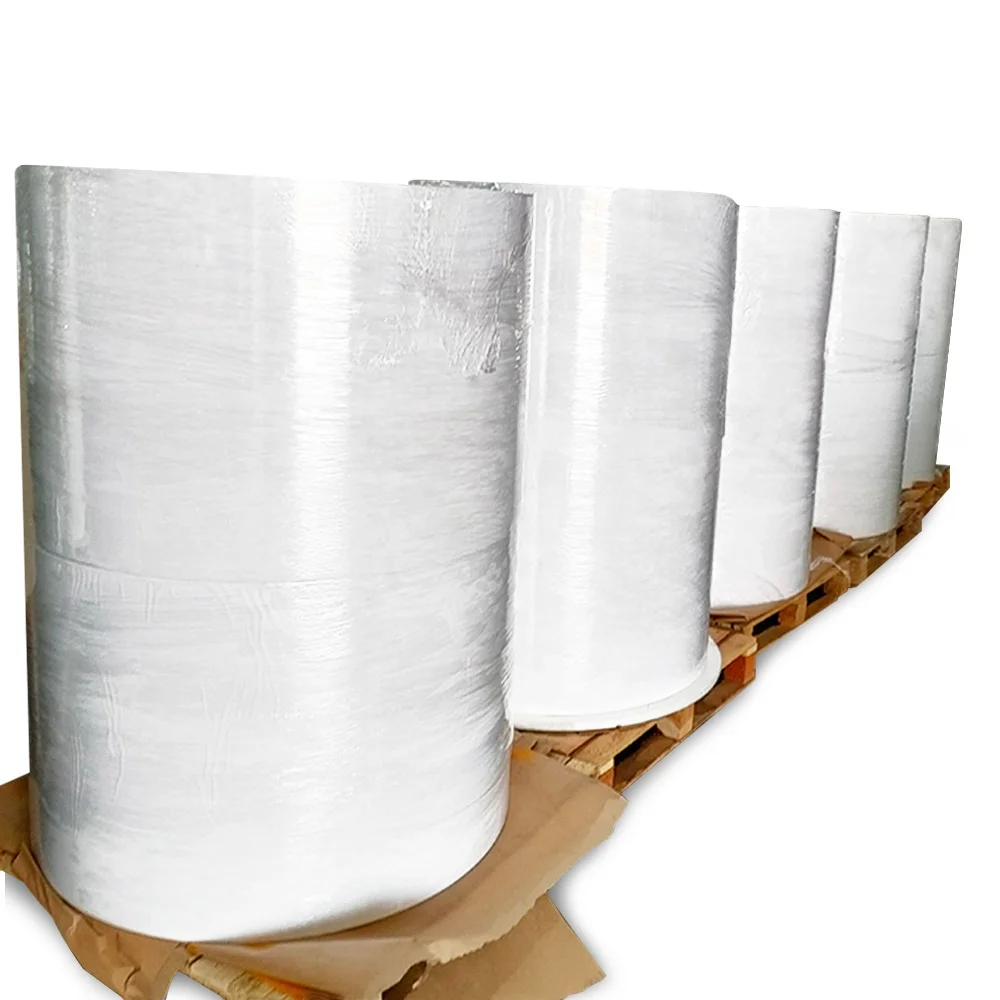 Заводская этикетка от производителя термобумага Jumbo Roll 48 Gsm