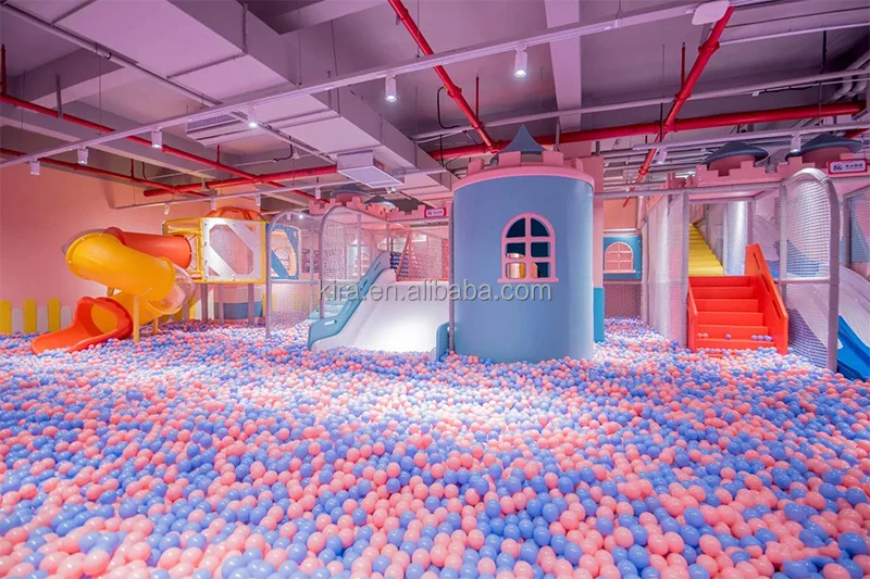 High quality customized ocean ball pool colorful soft play for kids indoor playground play ball pit